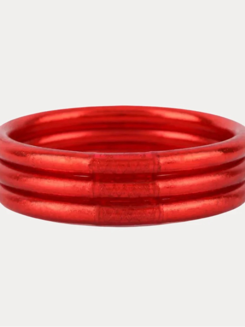 CRIMSON ALL WEATHER BANGLES® (SET OF 3) - SERENITY PRAYER